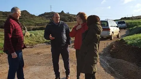 Visita a uno de los tramos