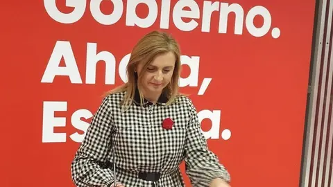 Noelia Cobo, secretaria de Organizaci&oacute;n del PSOE de Cantabria