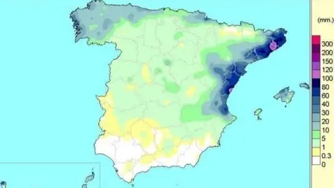 Balance de las precipitaciones acumuladas en el a&ntilde;o hidrol&oacute;gico, que comenz&oacute; el 1 de octubre hasta el 10 de diciembre