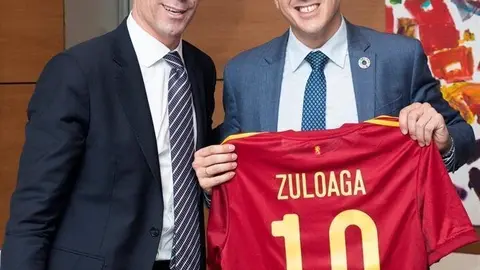 Rubiales con Zuloaga