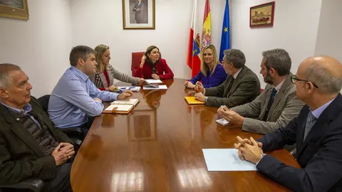 La consejera de Presidencia, Interior, Justicia y Acci&oacute;n Exterior, Paula Fern&aacute;ndez Via&ntilde;a, se ha reunido con miembros de la Uni&oacute;n Profesional de Cantabria