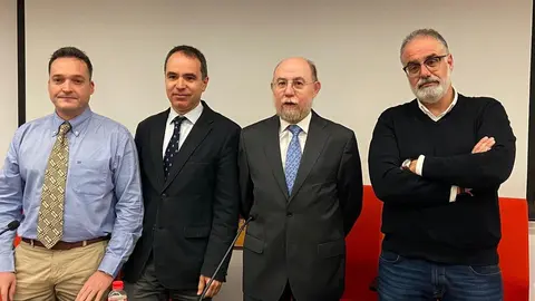 Representantes del Sindicato M&eacute;dico de Cantabria