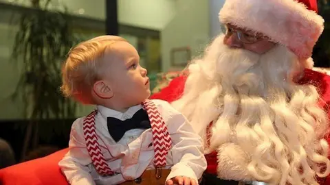 Pap&aacute; Noel en imagen de archivo