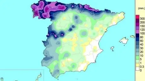 Las lluvias acumuladas desde octubre al 17 de diciembre superan en un 14% el valor normal para este periodo