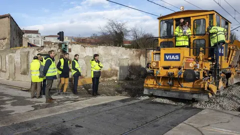 Tramo en reparaci&oacute;n tras las inundaciones