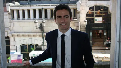 Pedro Casares, secretario general del PSOE Santander y portavoz del Ayuntamiento