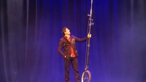 Nils M&uuml;ller en el Festival Navide&ntilde;o