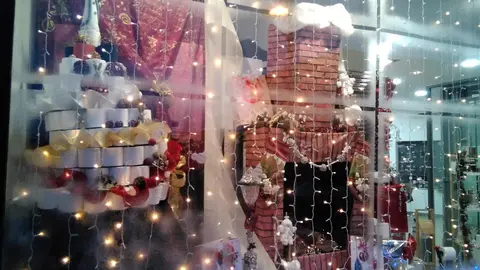 Escaparate ganador del primer premio del concurso navide&ntilde;o