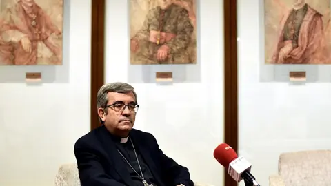 Entrevista de Europa Press con el secretario general y portavoz de la Conferencia Episcopal Espa&ntilde;ola (CEE), Luis Arg&uuml;ello, en Madrid (Espa&ntilde;a), a 18 de diciembre de 2019.