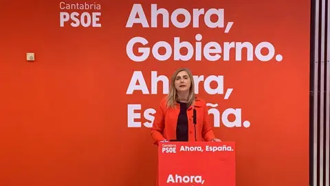Noelia Cobo, secretaria de Organizaci&oacute;n PSOE Cantabria