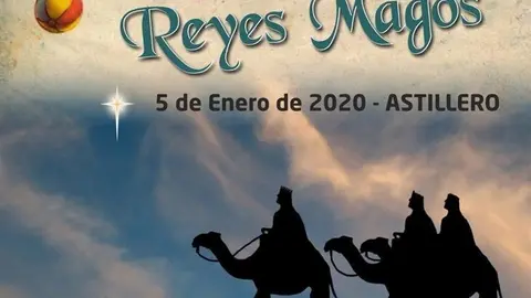 Cartel de la Cabalgata de los Reyes Magos en Astillero