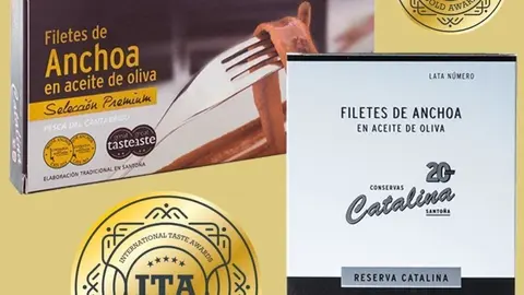 Las anchoas 'Premium' y 'Reserva Catalina' obtienen dos medallas de oro en los International Taste Awards