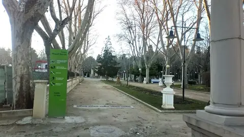 Un d&iacute;a de invierno en el Parque Miguel Servet de Huesca