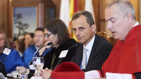 El ministro de Ciencia, Innovaci&oacute;n y Universidades en funciones, Pedro Duque, este pasado verano en el Palacio de la Magdalena de Santander (Espa&ntilde;a).