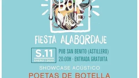 CARTEL FIESTA PRESENTACION ALABORDAJE 2020
