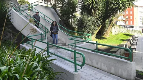 Finalizadas las obras de las escaleras del parque Recaredo