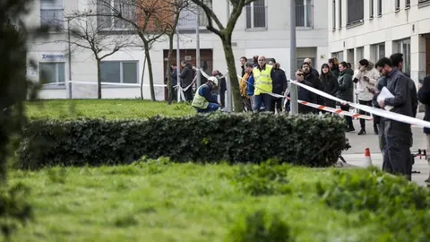 DAVID S. BUSTAMANTE 13/01/2020 SANTANDER/ CANTABRIA Hundimiento de un parking subterrraneo y un parque infantil en Santander