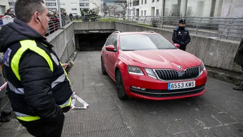 DAVID S. BUSTAMANTE 13/01/2020 SANTANDER/ CANTABRIA Hundimiento de un parking subterrraneo y un parque infantil en Santander
