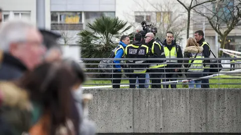 DAVID S. BUSTAMANTE 13/01/2020 SANTANDER/ CANTABRIA Hundimiento de un parking subterrraneo y un parque infantil en Santander
