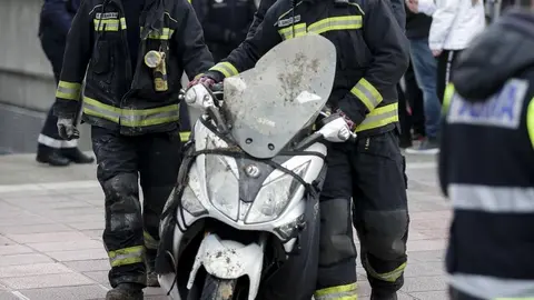 DAVID S. BUSTAMANTE 13/01/2020 SANTANDER/ CANTABRIA Hundimiento de un parking subterrraneo y un parque infantil en Santander