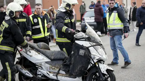 DAVID S. BUSTAMANTE 13/01/2020 SANTANDER/ CANTABRIA Hundimiento de un parking subterrraneo y un parque infantil en Santander