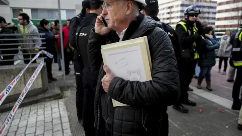 DAVID S. BUSTAMANTE 13/01/2020 SANTANDER/ CANTABRIA Hundimiento de un parking subterrraneo y un parque infantil en Santander