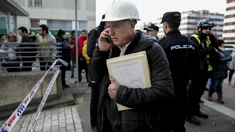 DAVID S. BUSTAMANTE 13/01/2020 SANTANDER/ CANTABRIA Hundimiento de un parking subterrraneo y un parque infantil en Santander