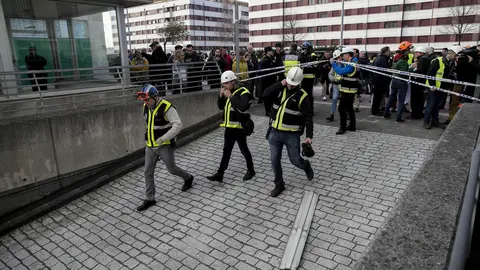 DAVID S. BUSTAMANTE 13/01/2020 SANTANDER/ CANTABRIA Hundimiento de un parking subterrraneo y un parque infantil en Santander