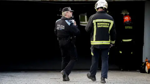 DAVID S. BUSTAMANTE 13/01/2020 SANTANDER/ CANTABRIA Hundimiento de un parking subterrraneo y un parque infantil en Santander