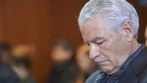 El  expresidente del Racing, Francisco Pernia, durante el juicio que se sigue contra &eacute;l por presunta apropiaci&oacute;n indebida y administraci&oacute;n desleal