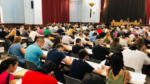 Estudiantes de la UNED Valencia en una imagen de archivo.