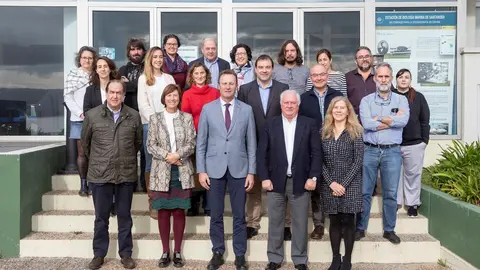 El consejero de Desarrollo Rural, Ganader&iacute;a, Pesca, Alimentaci&oacute;n y Medio Ambiente, Guillermo Blanco, visita las instalaciones del Instituto Espa&ntilde;ol de Oceanograf&iacute;a en Santander
