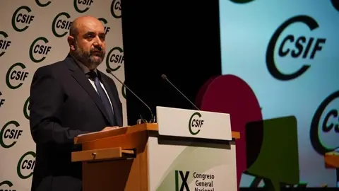 El presidente de CSIF, Miguel Borra