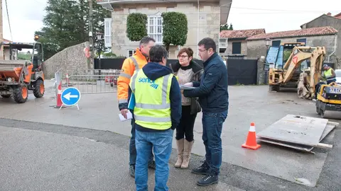 Obras en la plaza de Villapresente