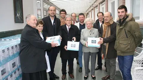 Acto de entrega de la leche