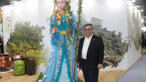 El alcalde de Noja, MIguel &Aacute;ngel Ruiz Lav&iacute;n, en Fitur