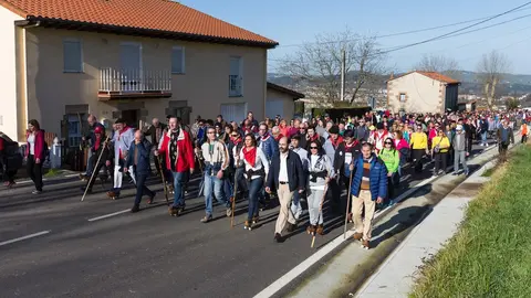 Subida en albarcas a La Monta&ntilde;a por San Blas