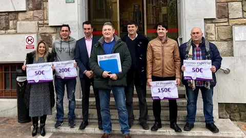 Entrega de premios de la tercera edici&oacute;n del concurso de iluminaci&oacute;n navide&ntilde;a 'Aldro, la luz de la Navidad en Torrelavega',