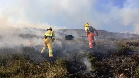Extinci&oacute;n de incendios forestales