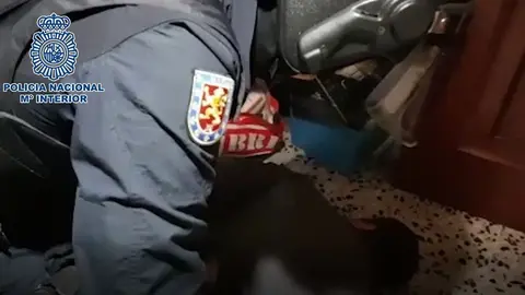 Imagen de una de las detenciones.