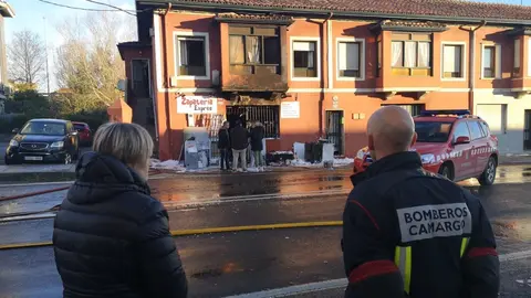 La zapater&iacute;a afectada por el incendio
