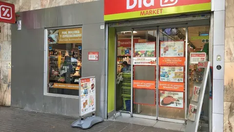 Imagen de un supermercado Dia en la capital de Madrid. 