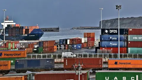 La terminal de contenedores del Puerto de Bilbao