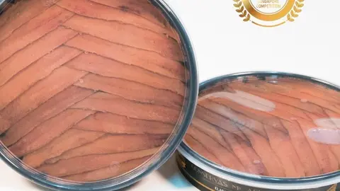 Anchoa XL de la conservera castre&ntilde;a Mar&iacute;a Asun Velar, medalla de oro en los Singapore Taste Awards