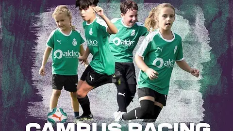 Cartel del campus de carnaval del Racing