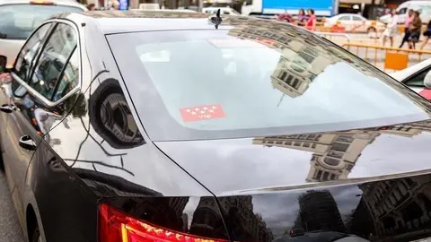 Coche con licencia de VTC