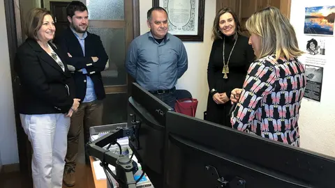 La consejera de Presidencia, Interior, Justicia y Acci&oacute;n Exterior, Paula Fern&aacute;ndez Via&ntilde;a, en Cabez&oacute;n de la Sal