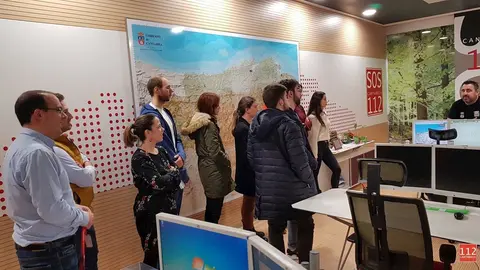 Visita al Centro de Control de Emergencias del 112 (Archivo)