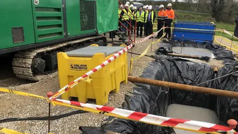 Inicio sondeos mina zinc Besaya