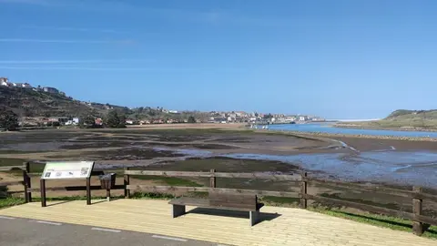 Mirador de la senda ciclable de Suances